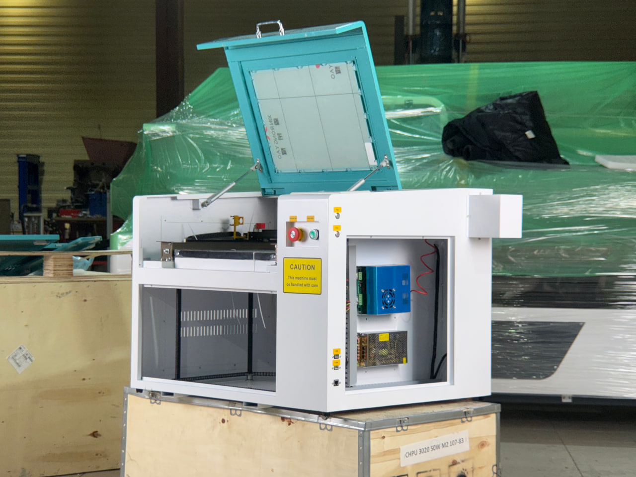 Лазерный станок CO2 с ЧПУ | 400x400 | 50 Вт | Ruida фото 8